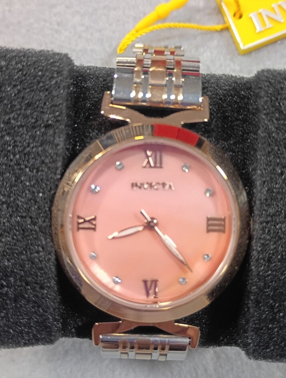 Invicta Wildflower Rose-Pink Dial Stainless Steel Women's Watch 34mm - Picture 3 of 9